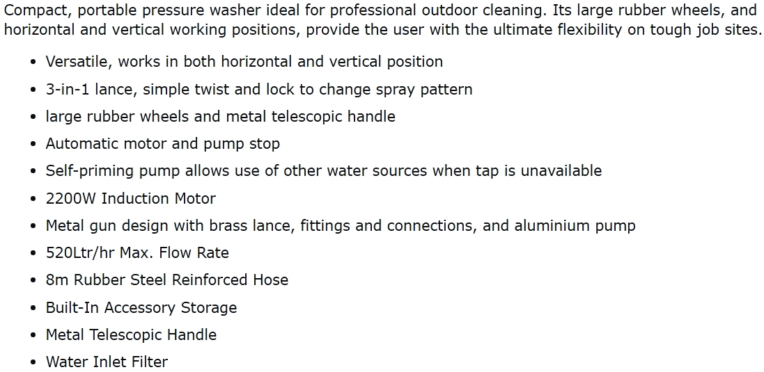 מכונת שטיפה מקצועית בלחץ בוש BOSCH GHP5-55 TEXT